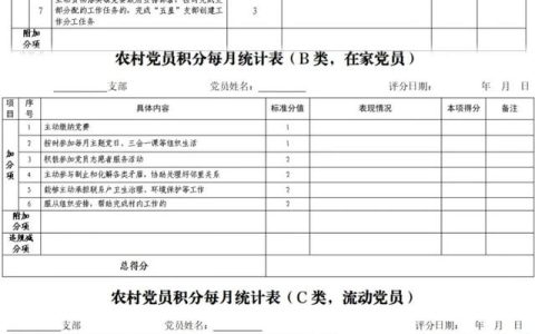 党员积分管理办法，党员积分制度实施细则？ (2)